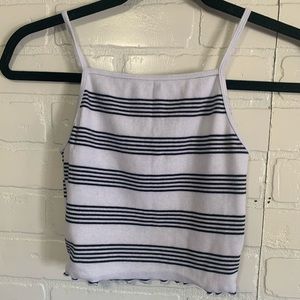 Stripped Crop Top